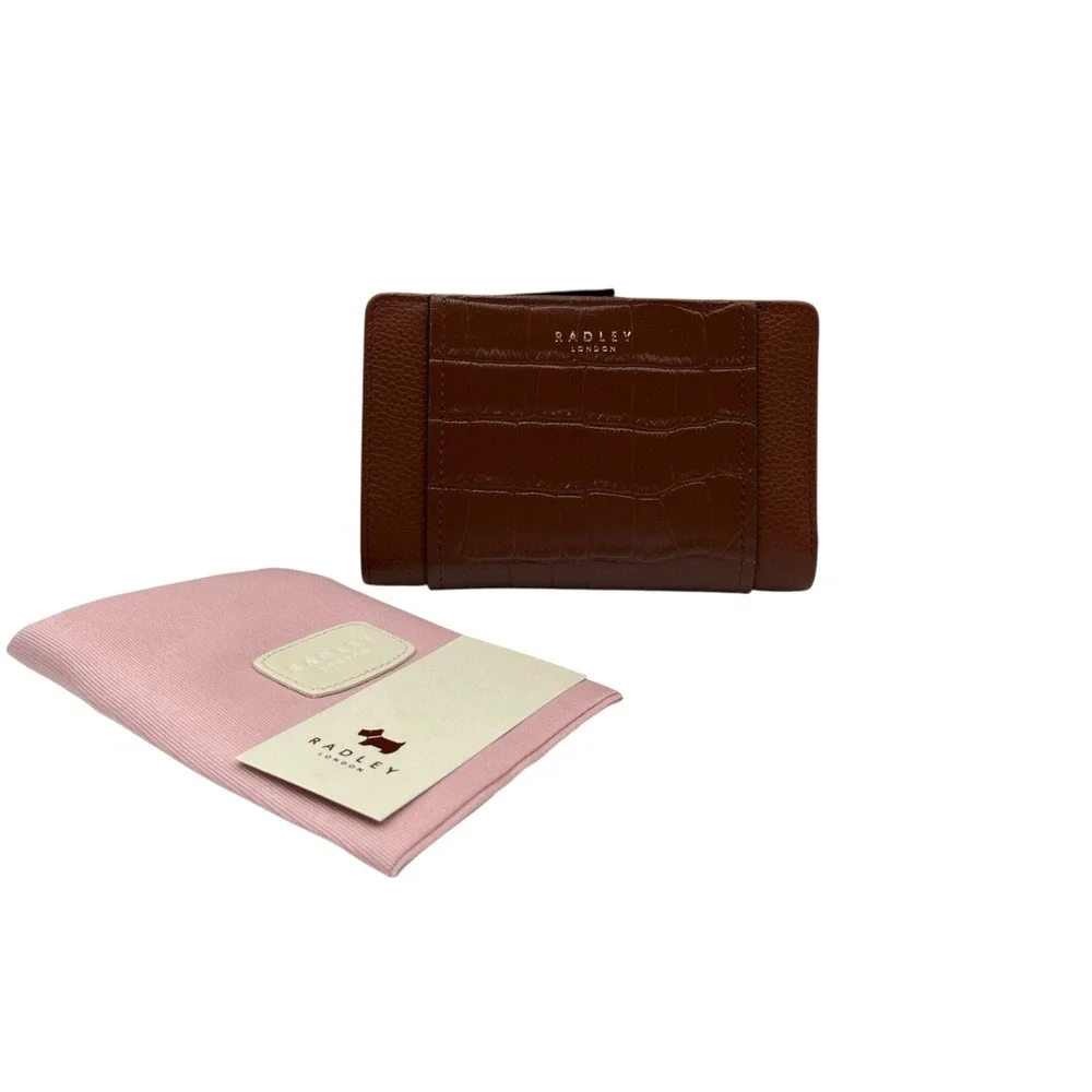 RADLEY London Downtown Women's Bifold Leather Wallet Purse Dark Brown